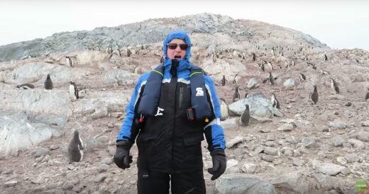 Professional Opera Singer Sings For Penguins