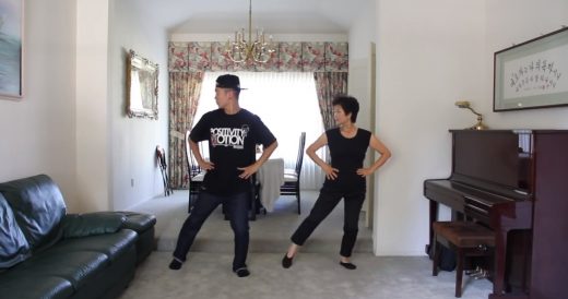 Mom And Son Show Off Dance Moves