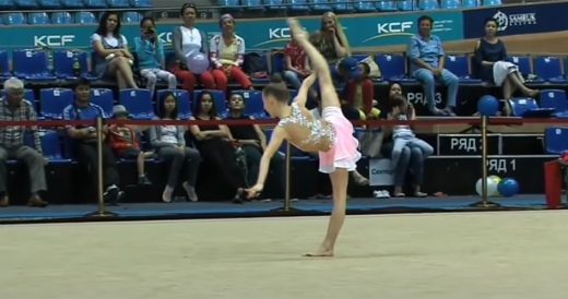 Tiny Gymnast Takes Over The Mat With A Stellar Performance