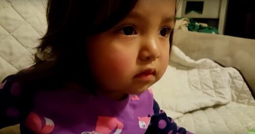 Little Girl Cries Listening To Andrea Bocelli And Elmo