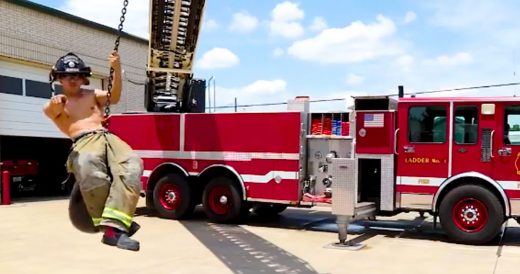 Handsome Fire Fighters Bravely Accept Lip Sync Challenge, Adding Their Own Creat...