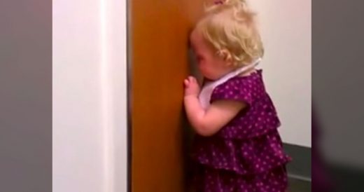 Devastated 2-Year-Old Drops To Floor In A Tantrum After Meeting Newborn Sister