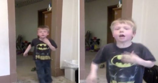 Kid Scares Little Brothers With Comedic Prank