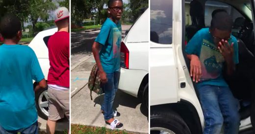 Boy Who Went Door To Door Washing Cars Is Gifted With School Supplies