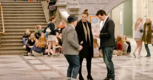 Dancers Perform ‘Grease’ Flashmob At Station