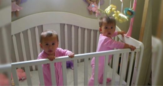 Twin Babies Sneeze At The Same Time