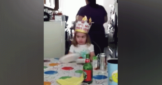 Little Girl Makes Hilarious Birthday Wish That Leaves Everyone Red In The Face