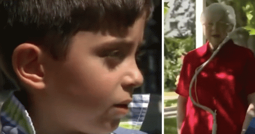 6-Year-Old Notices Neighbour Acting Strangely And Instantly Jumps Into Action