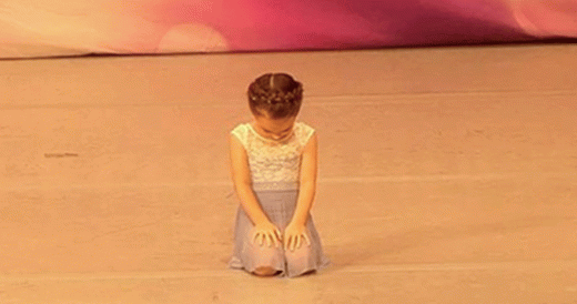 Four-Year-Old Girl Is Ready To Dance, Then She Looks Up And Melts Everyone’s H...