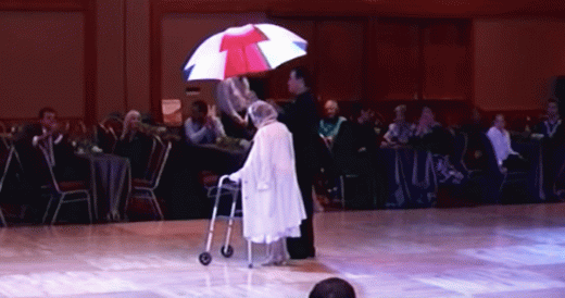 94-Year-Old Woman Abandons Walker For Dance Routine