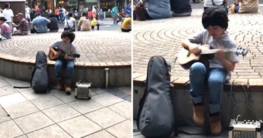 Talented Boy Plays “Classical Gas” On Ukulele