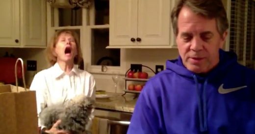 Calm Dad Opens Gift From Daughter That Has Mom Wailing At The Top Of Her Lungs