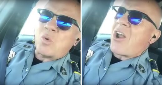 Cop Records Himself Singing Inside Police Cruiser