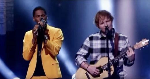 Ed Sheeran Gets Band To Help Him Perform “Ain’t No Sunshine”