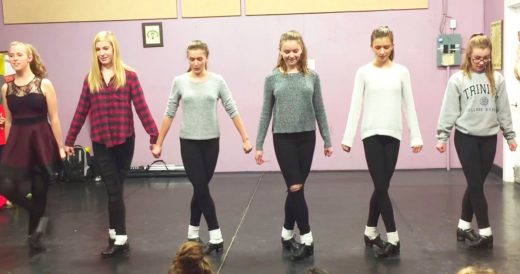 6 Dancers Tap Dance Away Without Music