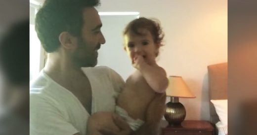 Dad Sings And Dances With Baby Girl