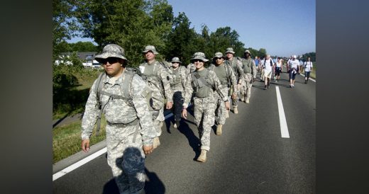 Military Puppies Participate In Parade