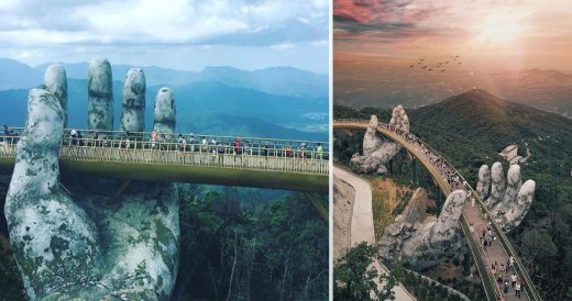 Golden Bridge In Vietnam Is Like A Scene Right Out Of Lord Of The Rings