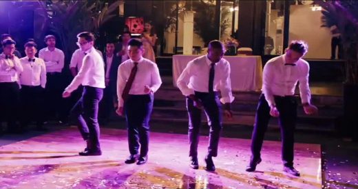 Bridal Party Begins To Dance, Then Bride And Groom Jump In And Steal The Show