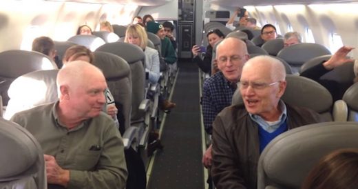 Plane Gets Stuck On Runway So Passengers Start To Sing In Unison