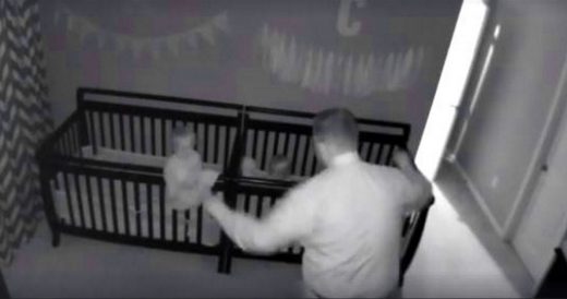 Baby Cam Catches Dad’s “Dance Party” Method For Waking Up Twins