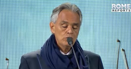 Andrea Bocelli Gives Soulful Performance Of “Ave Maria”