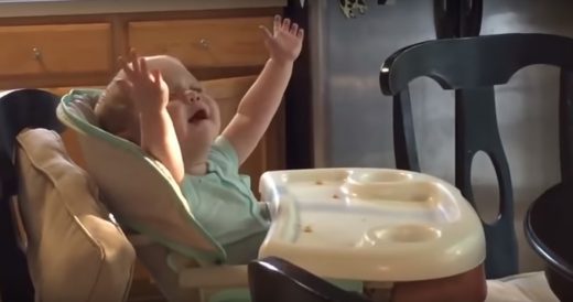 Dad Sings National Anthem And His Baby Boy Joins In