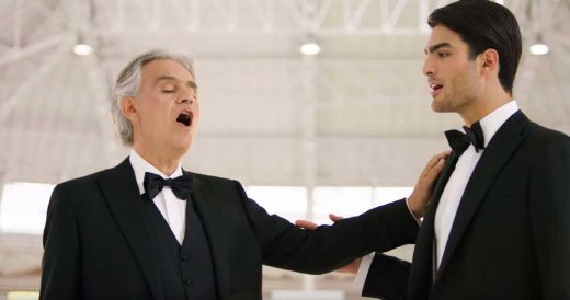 Andrea Bocelli And Son Perform Duet For Disney Hit