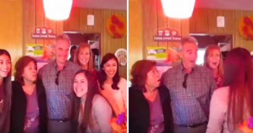 Family Photo Is Disrupted When Parents Don’t Recognize Girl Who Jumps In And T...