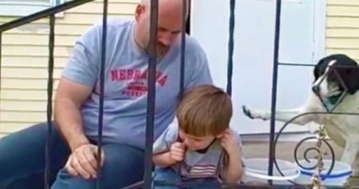 Kid Pulls Clever Move After Getting Head Stuck In Railing