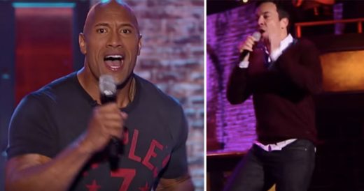 Jimmy Fallon Challenges “The Rock” To Lip Sync Battle