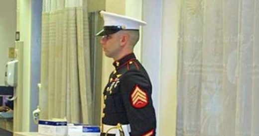 Marine Spends Night In Dying Dad’s Hospital Room And Nurse Finds Out He’s No...