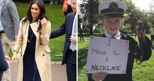 6-Year-Old Boy Gives Meghan Markle A Handmade Gift