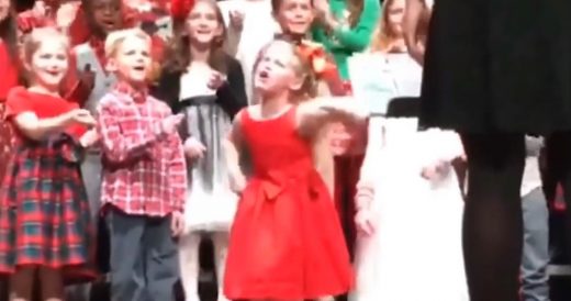 Girl In Red Steals The Show At Christmas Concert