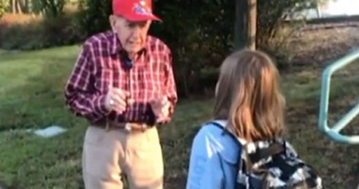 94-Year-Old Veteran Gives Pep Talks To Students