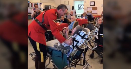 100-Year-Old Grandma’s Wish To Dance With A Mountie Comes True