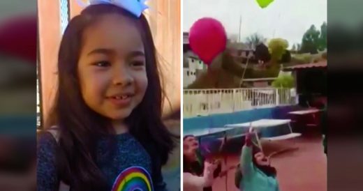 Little Girl Sends Wishlist By A Balloon, Grieving Couple Makes It Come True