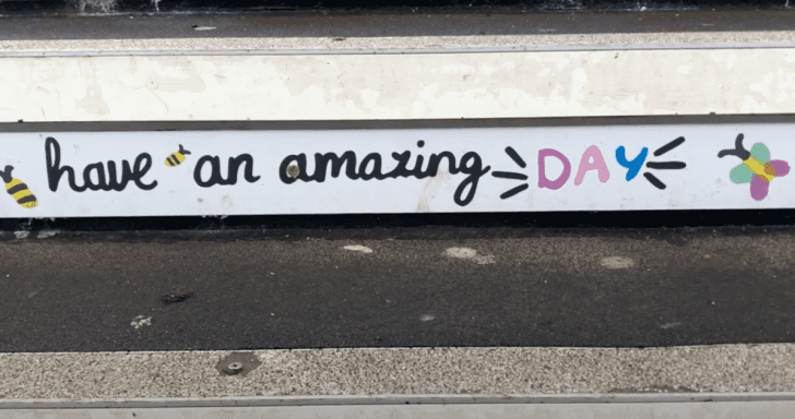Train Station Spreads Happiness With Uplifting Messages Across Platforms