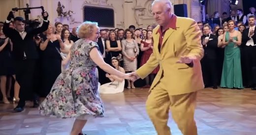 Couple Does The Boogie Woogie And Impresses Audience With Fancy Footwork