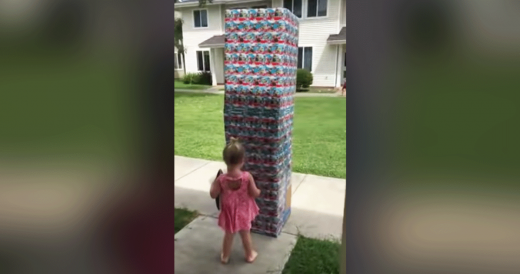 Marine Dad Comes Home Inside Wrapped Box To Surprise Toddler Daughter