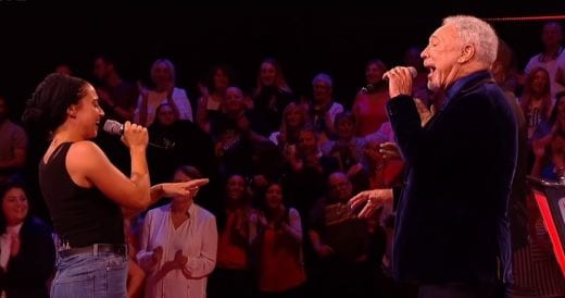 Sir Tom Jones and Bethzienna Williams Sing “Cry To Me” In Stirring Duet