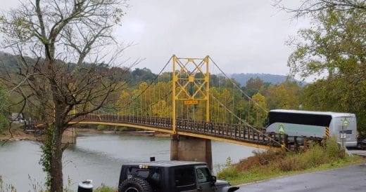 Bus Driver Ignores Weight Limit On Old Bridge As He Drives Over, The Footage Is ...