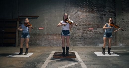 Female Violinist Performs “Cotton Eye Joe” With An Interesting Spin Of Her O...