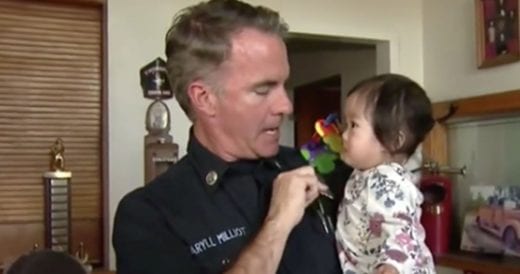 Baby Girl Is Given Up 15 Hours After Birth, Then Four Firefighters Take Her In