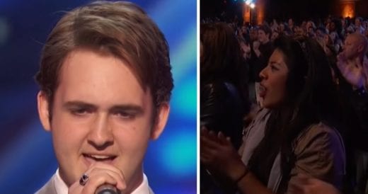 17-Year-Old Sings Unexpected 1932 Song, Gets Standing Ovation From Crowd