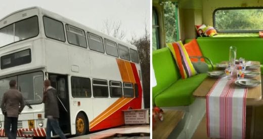 Man Buys Old Double Decker Bus And Turns It Into the Ultimate Dream Home