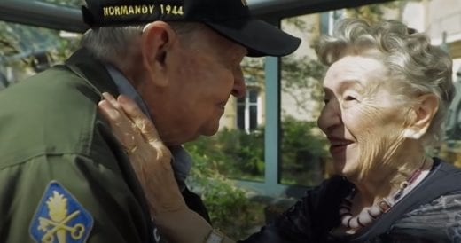 WWII Veteran Travels To France To Reunite With Long Lost Love After 75 Years