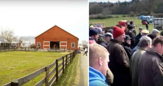 200 Farmers Stay Silent During Auction So Young Man Can Buy His Family Farm Back