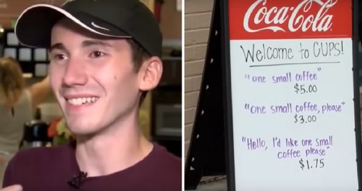 Coffee Shop Owner Puts Up The Perfect Sign To Encourage Customers To Be Kind