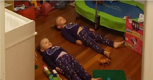 Mom Gets Kids To Bed With Glow-In-The-Dark Pajamas That Require Them To Stay Sti...